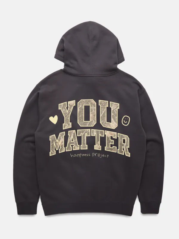 You Matter Camo Hoodie made by Happiness Project