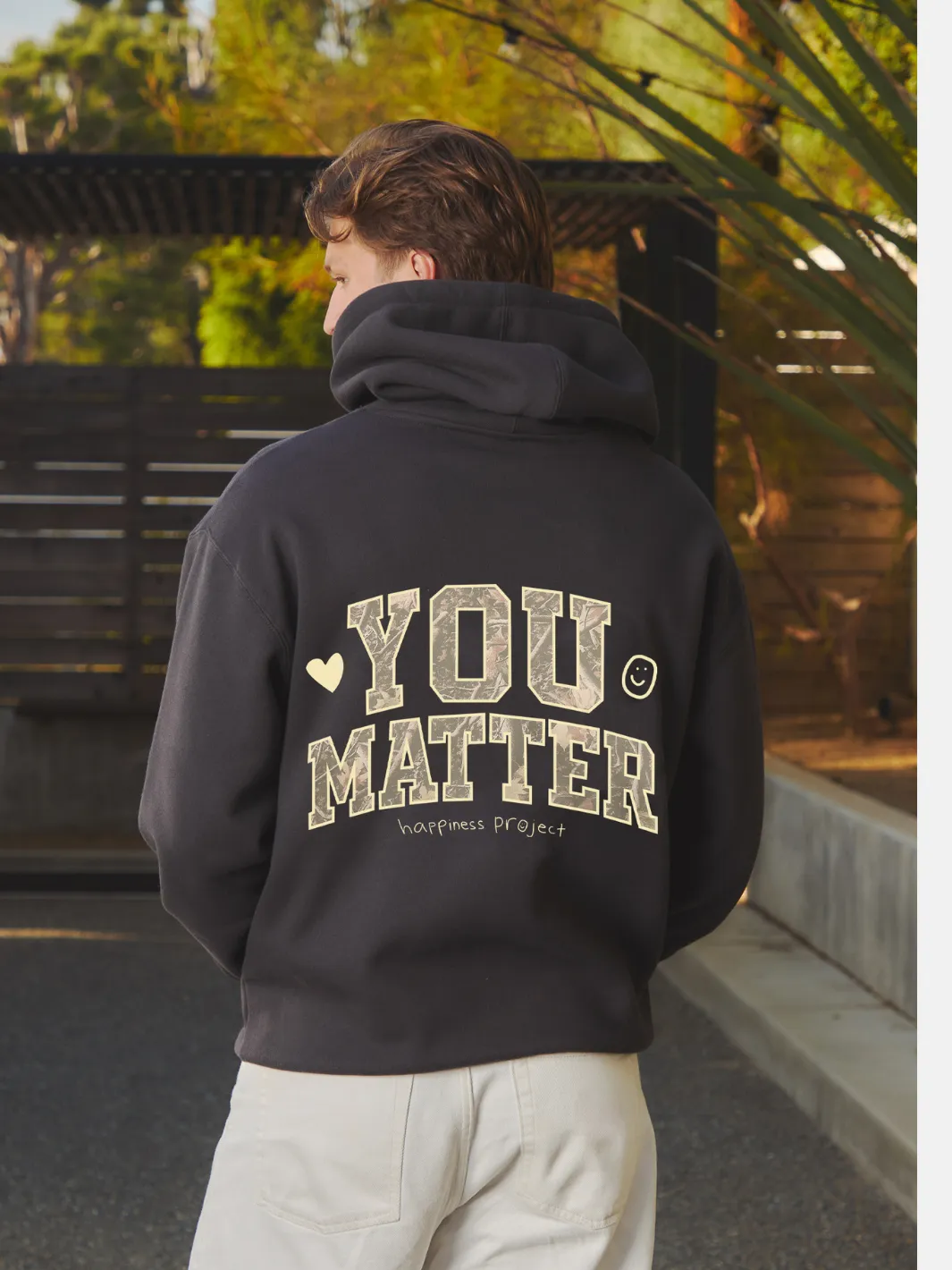 You Matter Camo Hoodie sold by Happiness Project product image thumbnail 3