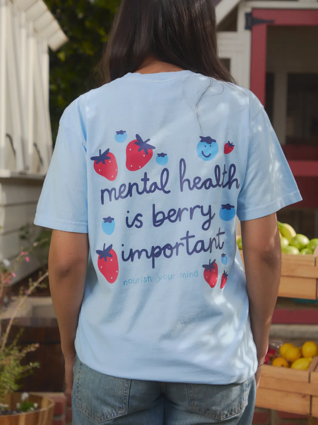 Berry Important T-Shirt sold by Happiness Project product image thumbnail 5