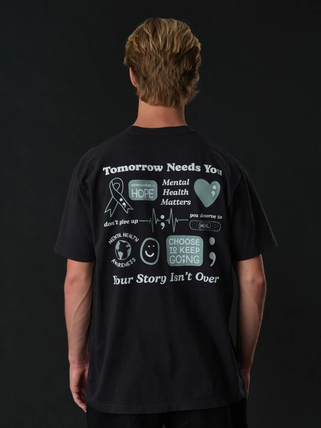 Semicolon T-Shirt + Short Set sold by Happiness Project product image thumbnail 5