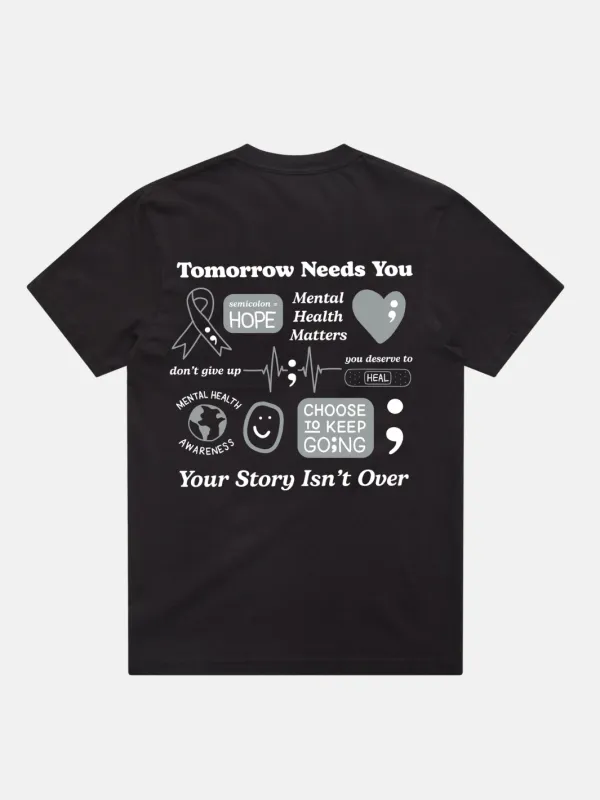 Semicolon T-Shirt made by Happiness Project