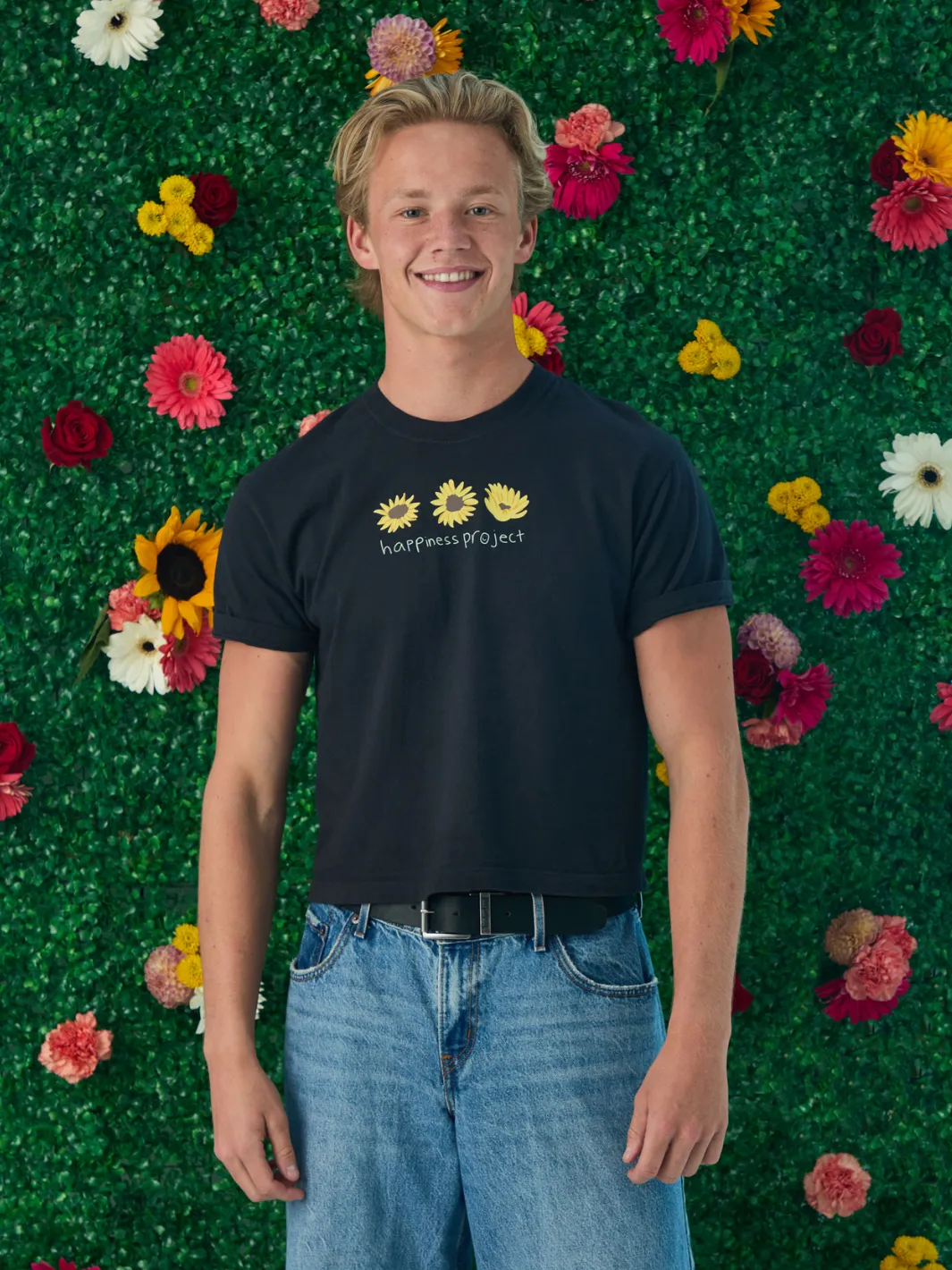 Take Care T-Shirt - Boxy Crop sold by Happiness Project product image thumbnail 5