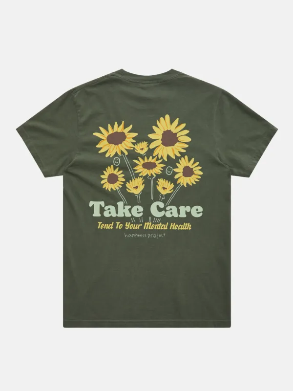 Take Care T-Shirt made by Happiness Project