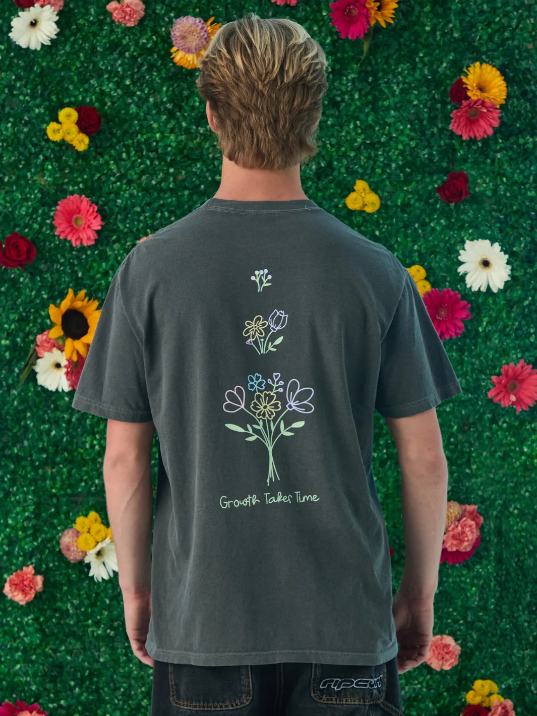 Slowly Blooming T-Shirt sold by Happiness Project product image thumbnail 4