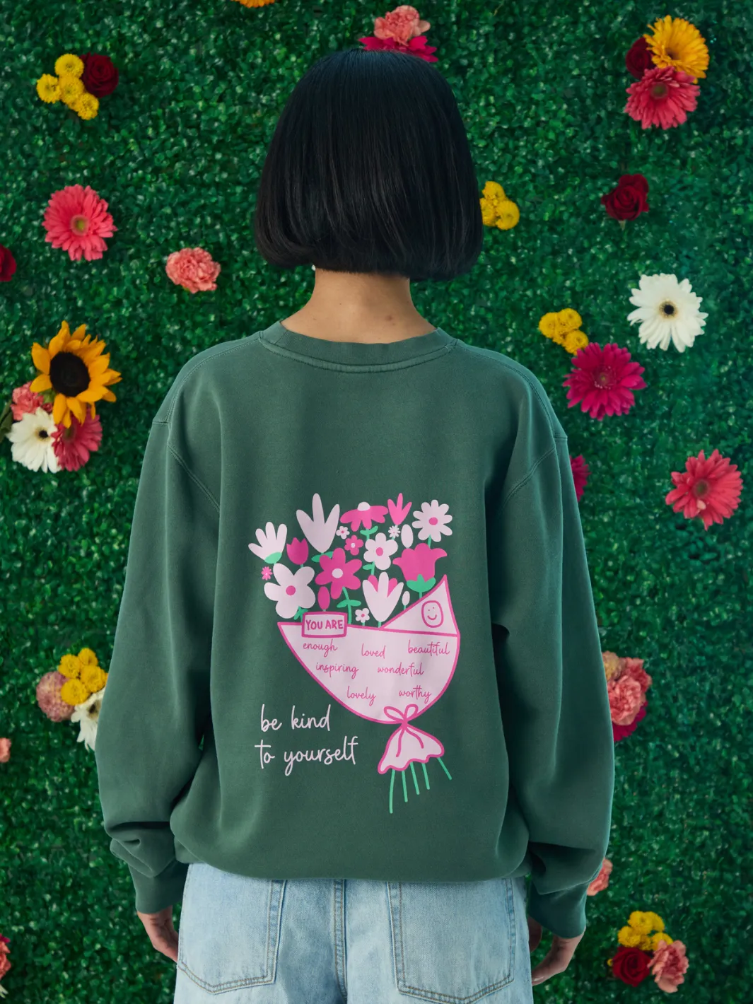 Good News Crewneck sold by Happiness Project product image thumbnail 3