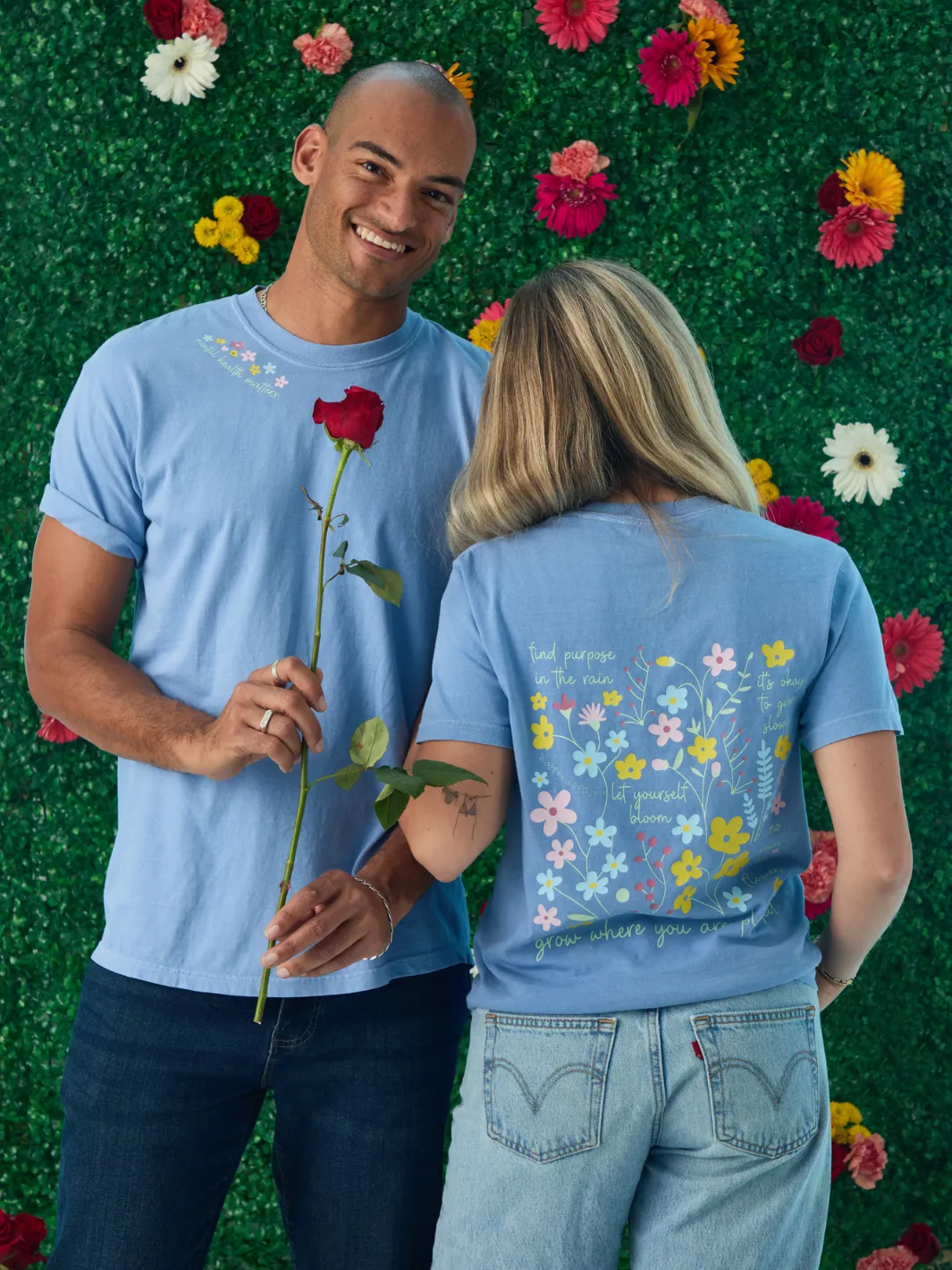 Wildflower T-Shirt sold by Happiness Project product image thumbnail 2