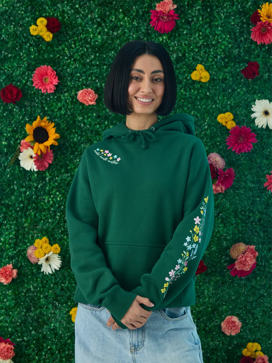 Wildflower Hoodie sold by Happiness Project product image thumbnail 4