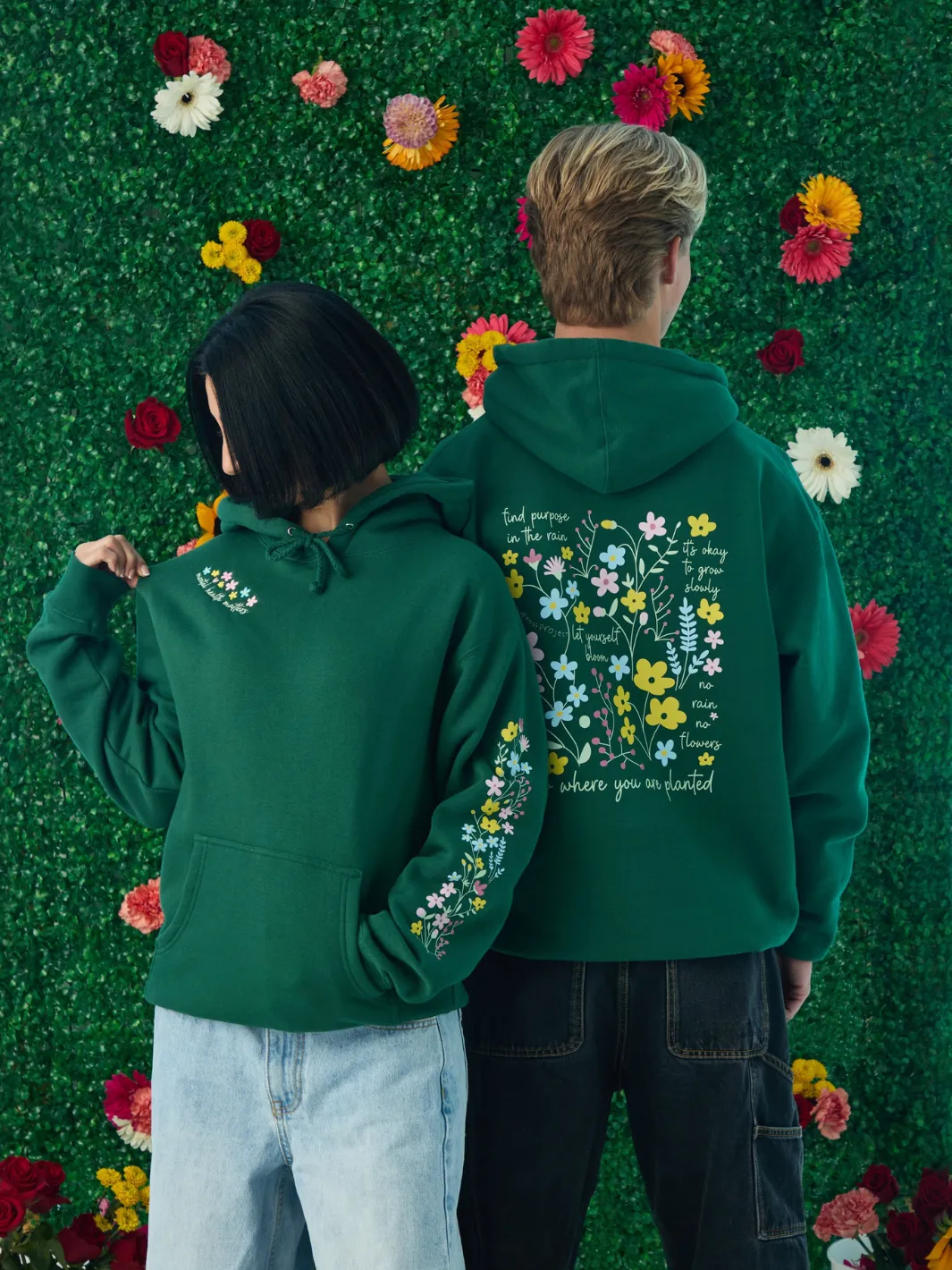 Wildflower Hoodie sold by Happiness Project product image thumbnail 5