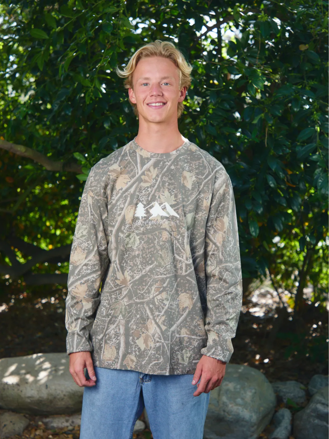 Nature Is Healing Long Sleeve - Camo sold by Happiness Project product image thumbnail 5