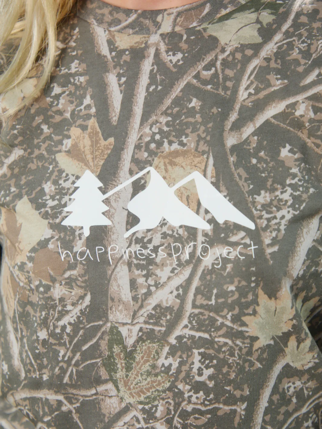 Nature Is Healing Long Sleeve - Camo sold by Happiness Project product image thumbnail 2