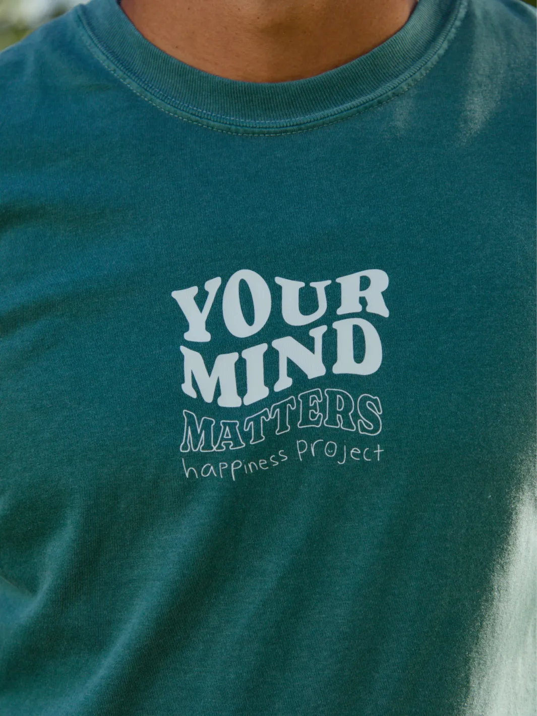 Your Mind Matters T-Shirt - Spruce Green sold by Happiness Project product image thumbnail 2