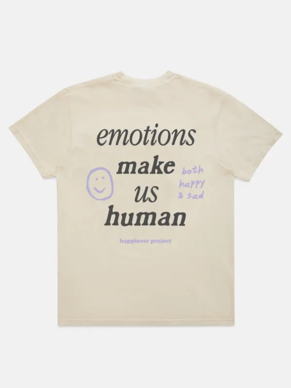 Emotions T-Shirt - Vanilla sold by Happiness Project