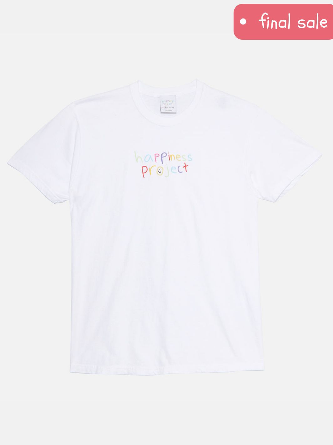 *sample* medium happiness t-shirt - white sold by Happiness Project