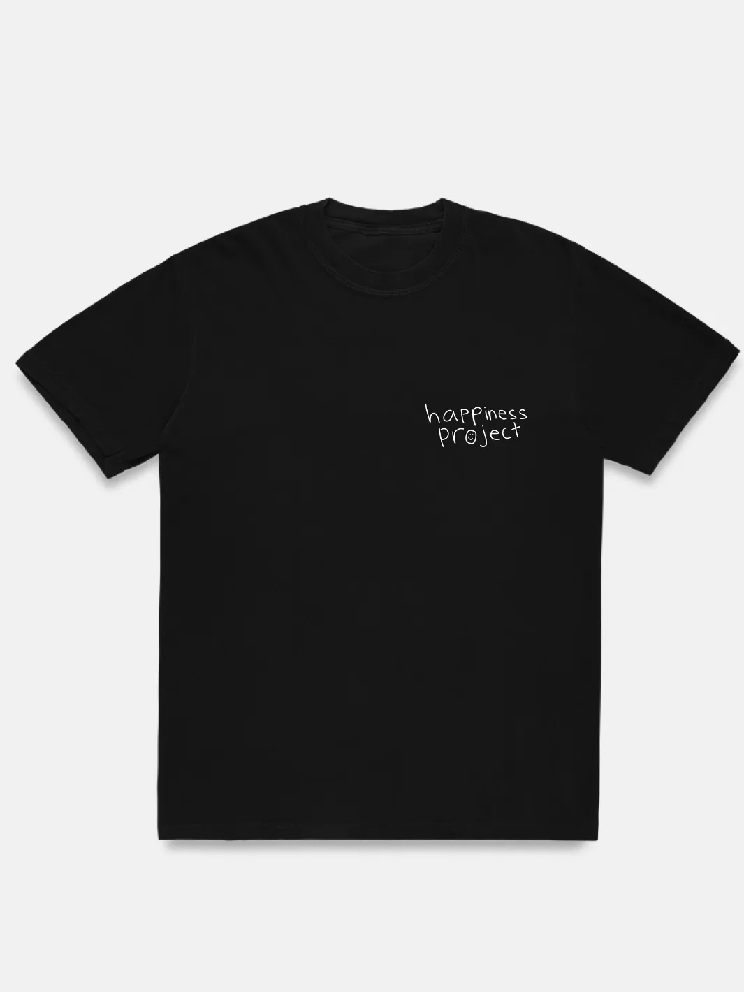 Glad You Exist T-Shirt - Black sold by Happiness Project product image thumbnail 5