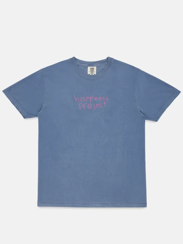 Happiness T-Shirt - Powder Blue sold by Happiness Project