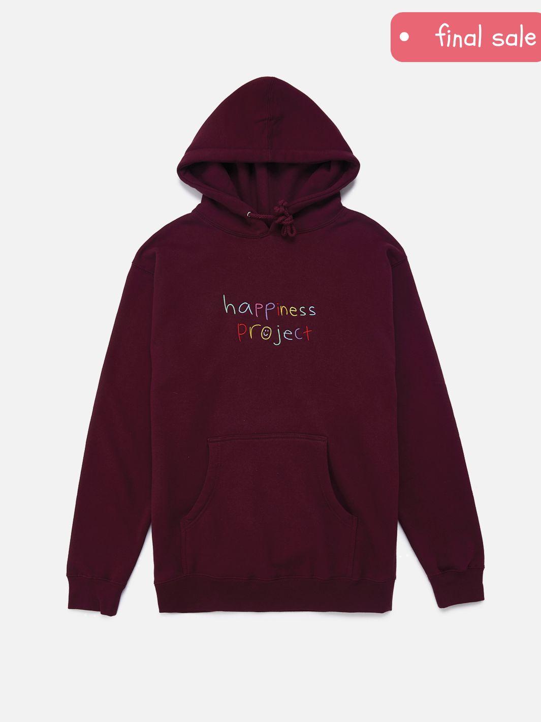 the maroon happiness hoodie - xl sold by Happiness Project