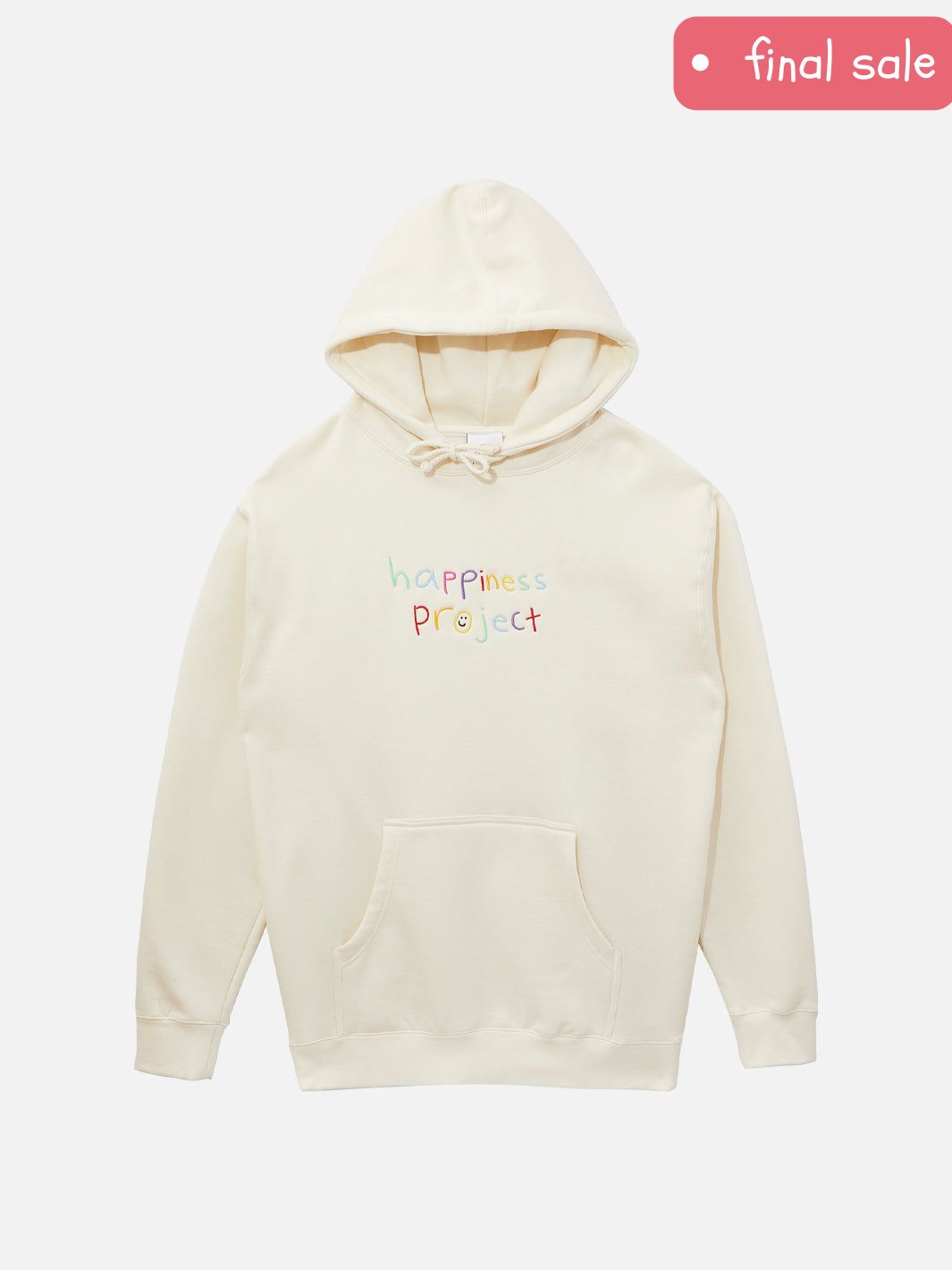 *sample 3xl* the original happiness hoodie - cream sold by Happiness Project