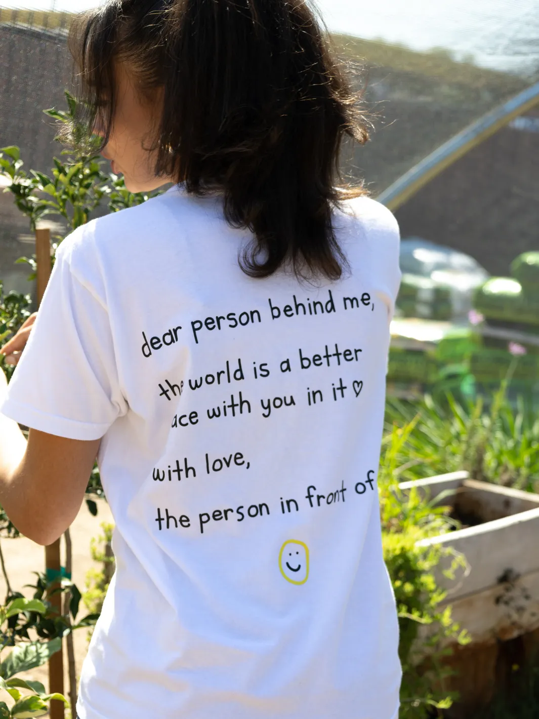 Dear Person Behind Me Pocket Tee - White sold by Happiness Project product image thumbnail 3