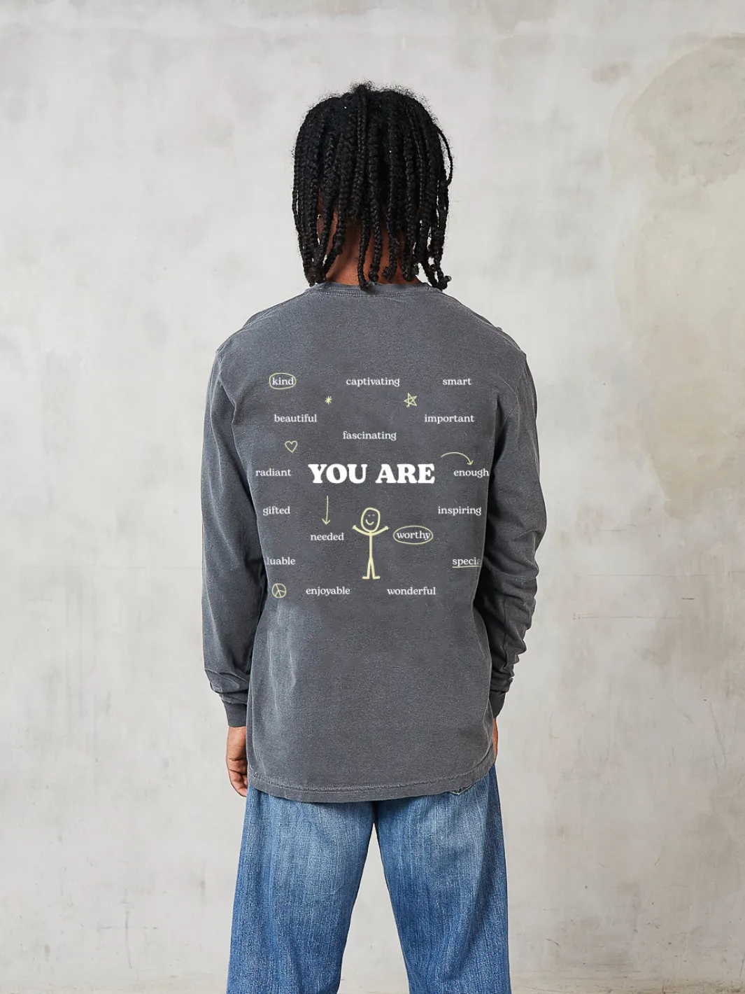 Encourage Long Sleeve - Pepper sold by Happiness Project product image thumbnail 4