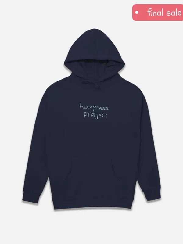 the navy happiness hoodie - small sold by Happiness Project