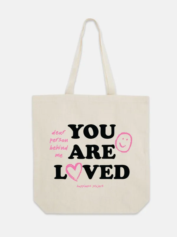 You Are Loved Tote Bag sold by Happiness Project