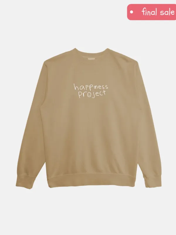 the sandstone happiness crewneck - 2xl sold by Happiness Project