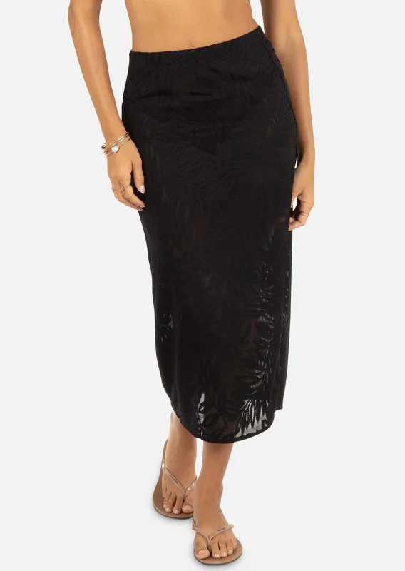 Hurley Women's Ulu Leaf Midi Skirt sold by Prfo