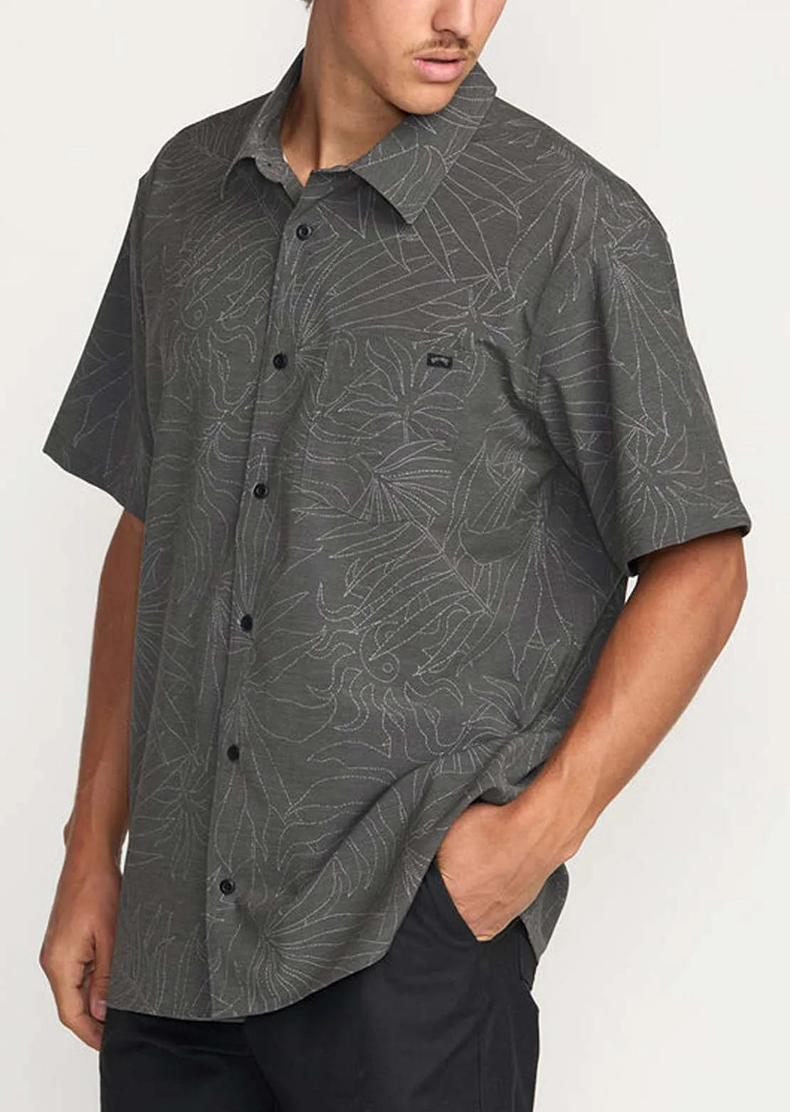 Billabong Men's Surftrek Transit Button Up Shirt sold by Prfo product image thumbnail 4