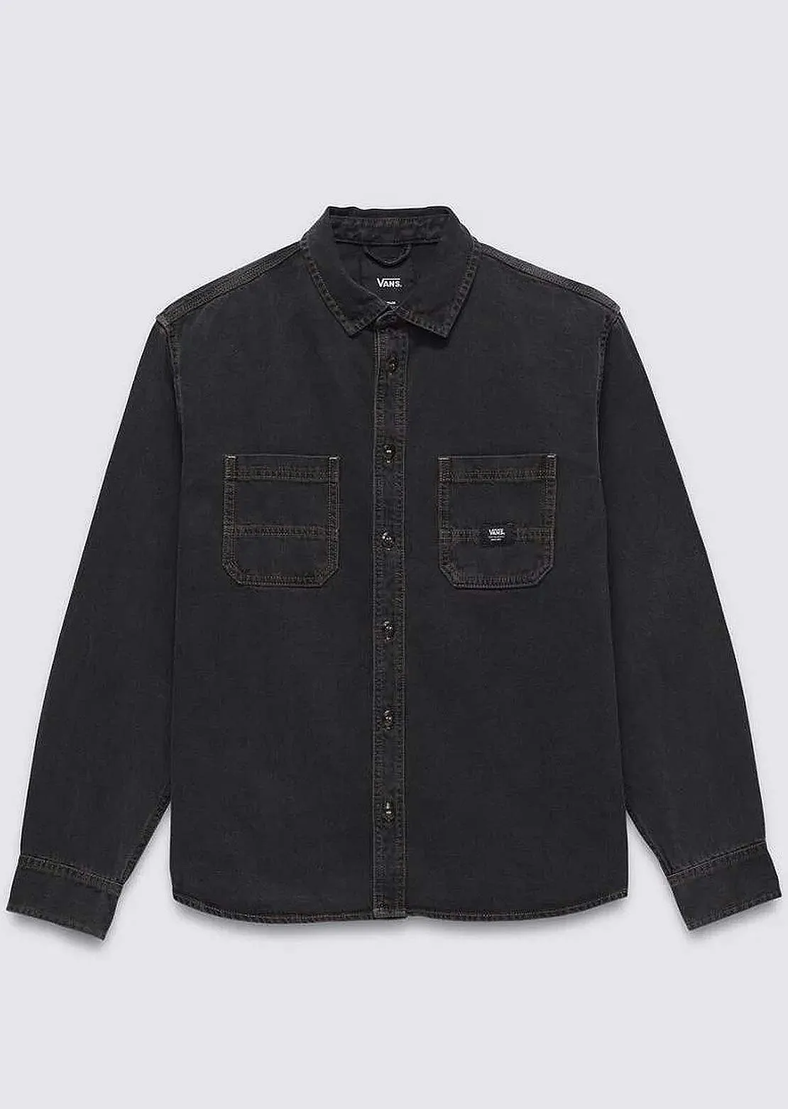 Vans Men's Stevens Denim Woven Button Up Shirts sold by Prfo product image thumbnail 4