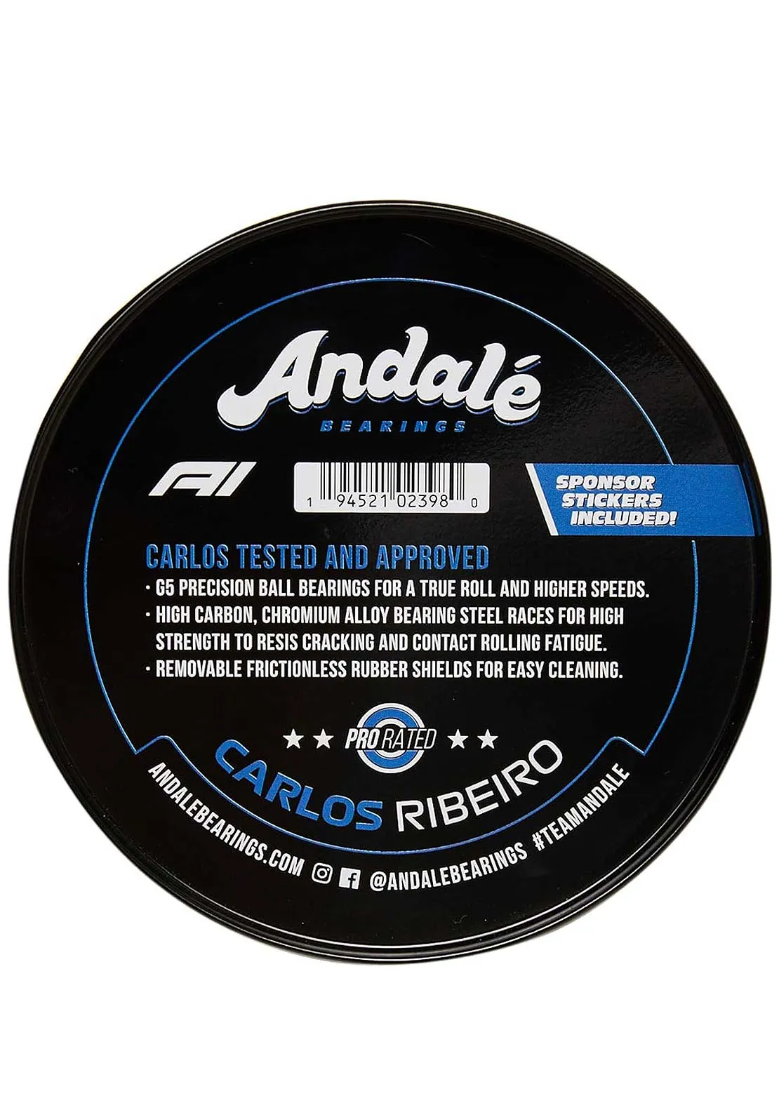 Andale Carlos Ribeiro Pro Single Bearings sold by Prfo product image thumbnail 2