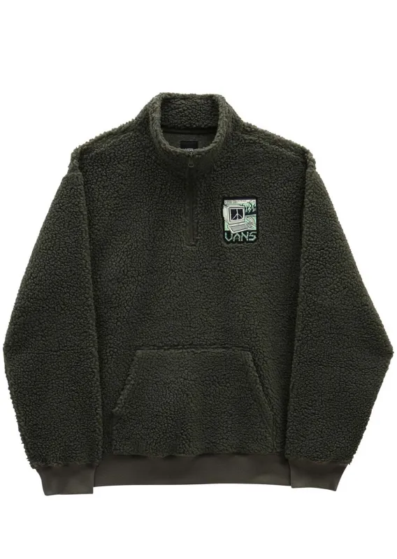 Vans Men's Martin Sherpa Q Zip Jacket made by Vans