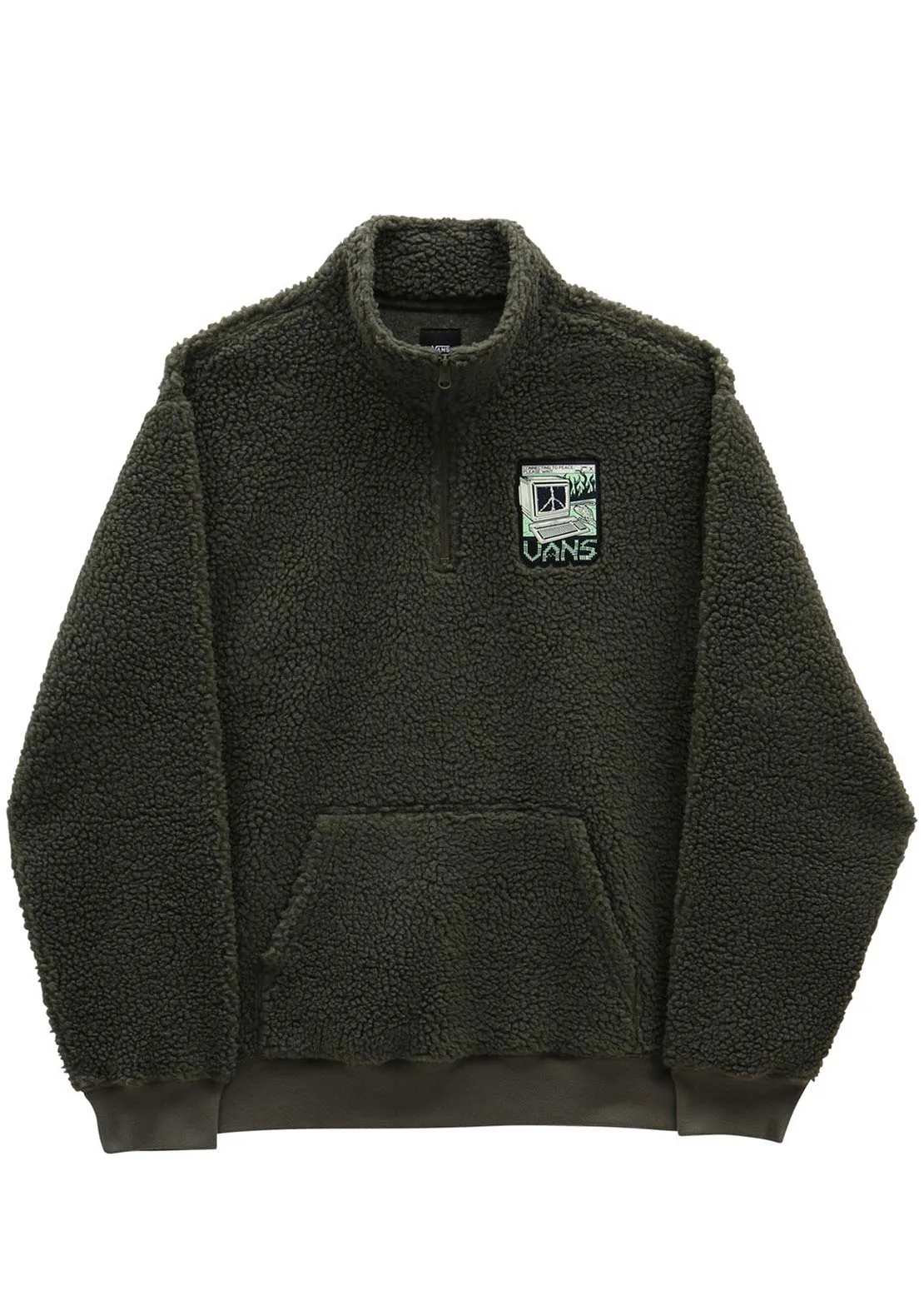 Vans Men's Martin Sherpa Q Zip Jacket sold by Prfo