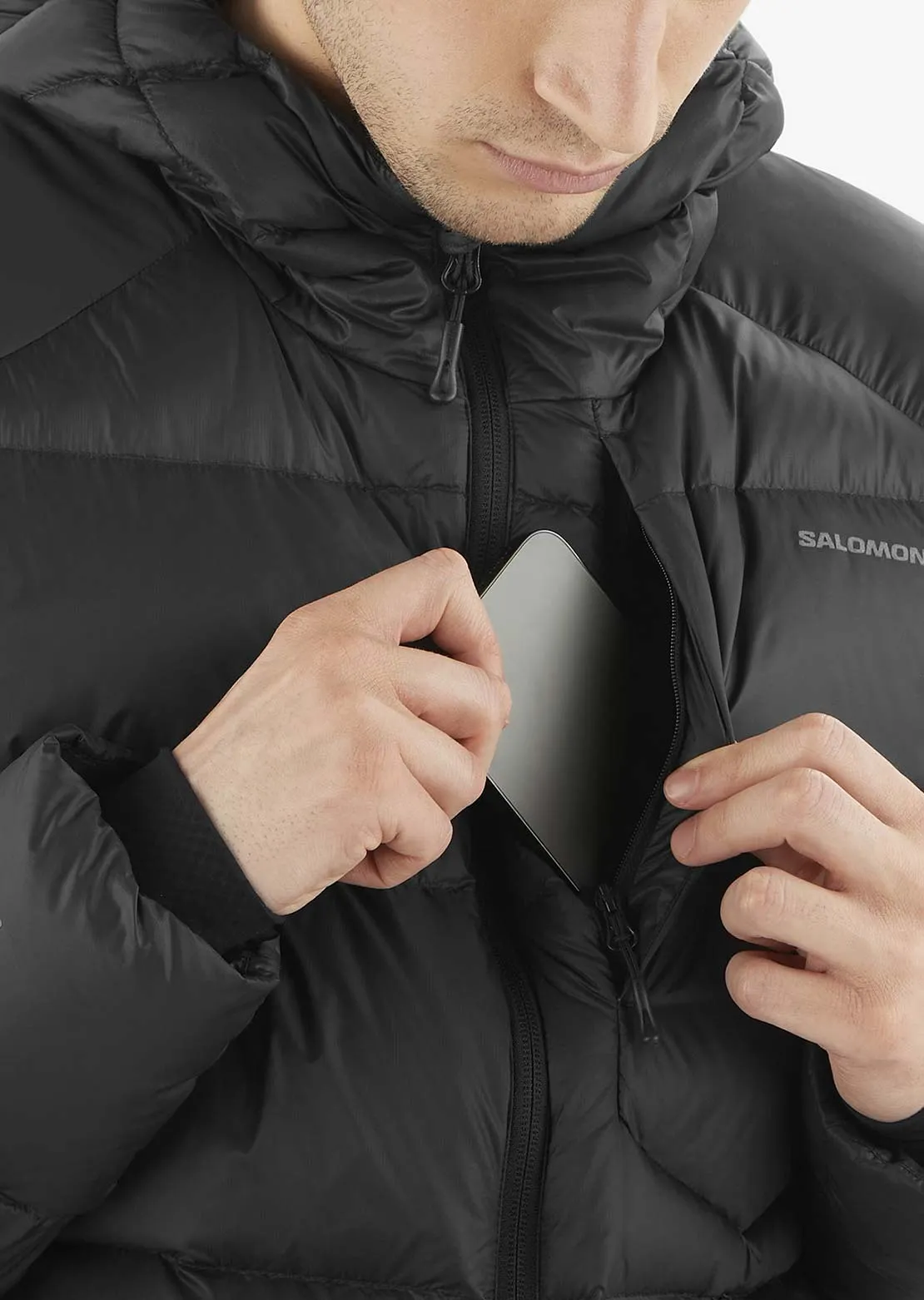 Salomon Men's Outline Down Hooded Jacket sold by Prfo product image thumbnail 4