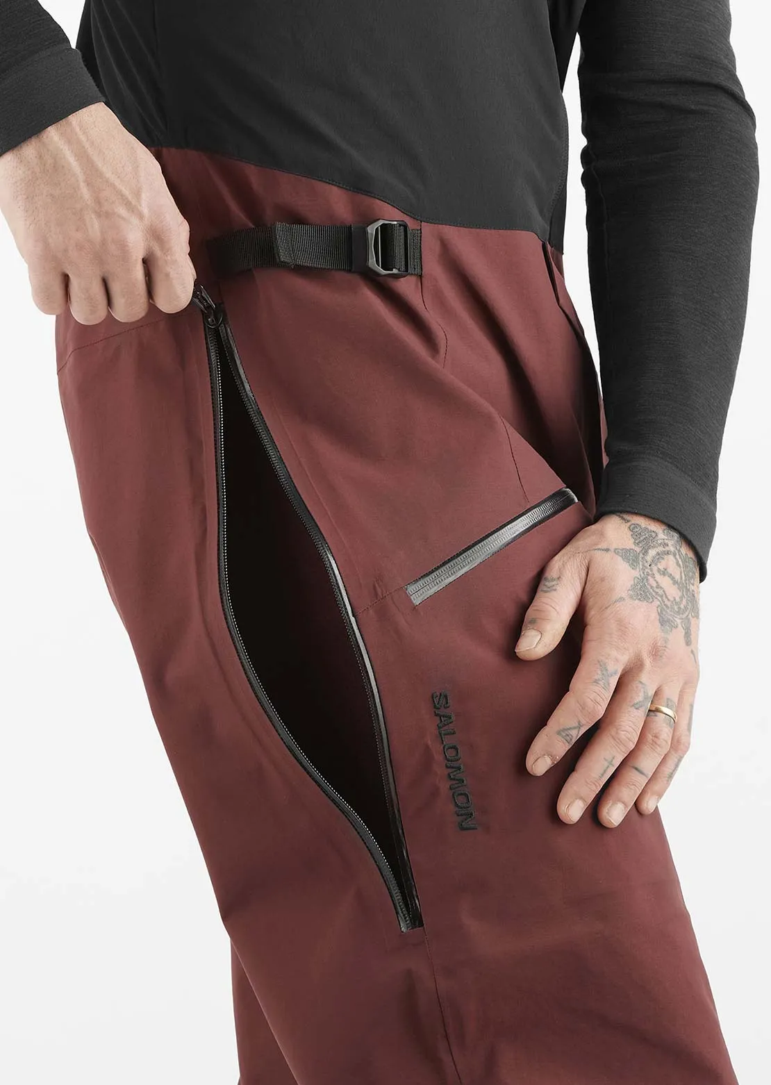 Salomon Men's Absolute Bib Pants sold by Prfo product image thumbnail 4