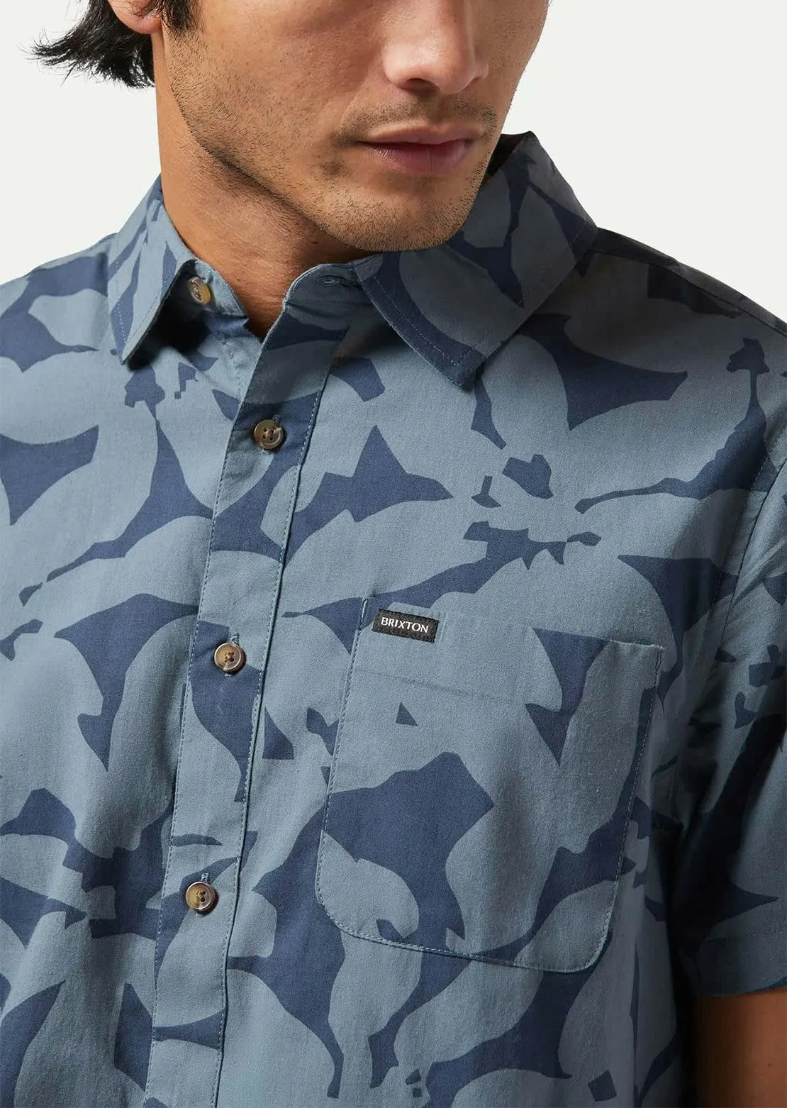 Brixton Men's Charter Print Woven Button Up Shirt sold by Prfo product image thumbnail 4