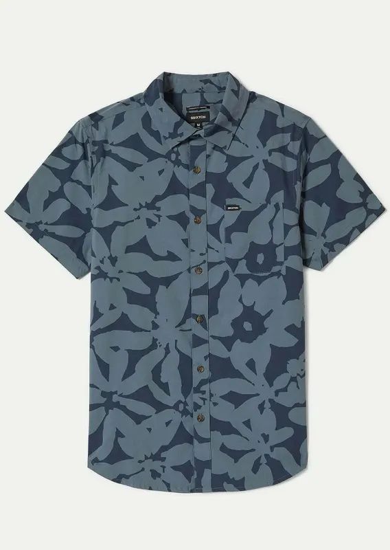 Brixton Men's Charter Print Woven Button Up Shirt sold by Prfo