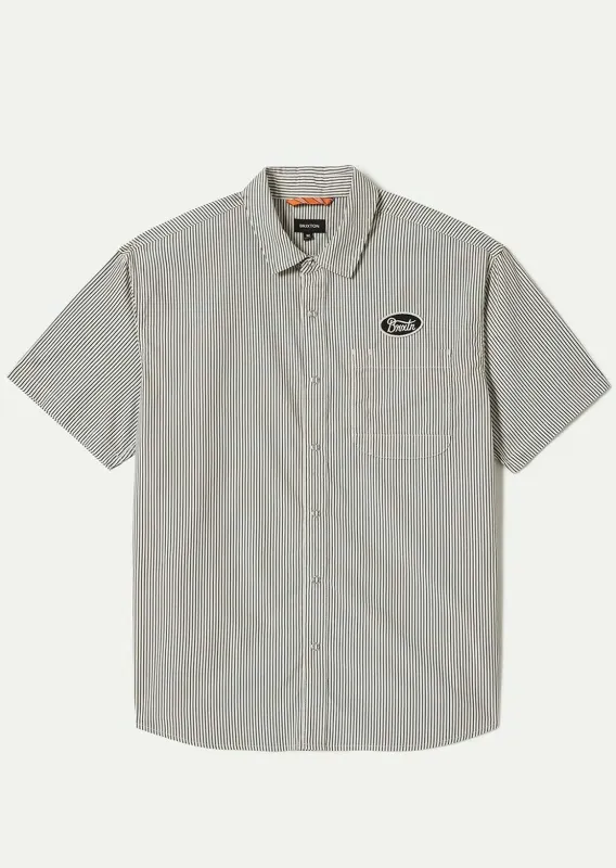 Brixton Men's Builders Auto Woven Button Up Shirt sold by Prfo