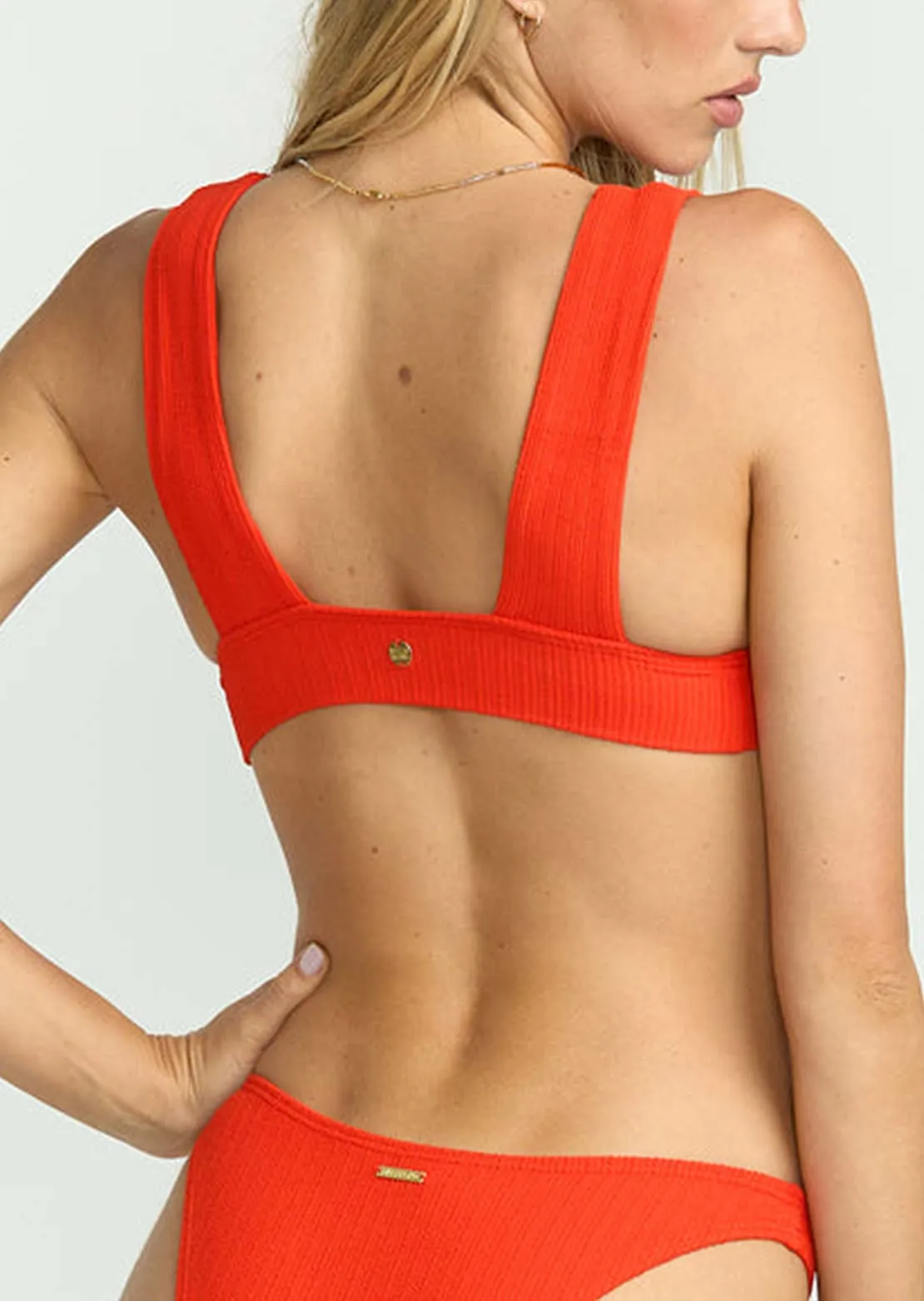 Billabong Women's Red Aloha Plunge Top sold by Prfo product image thumbnail 3