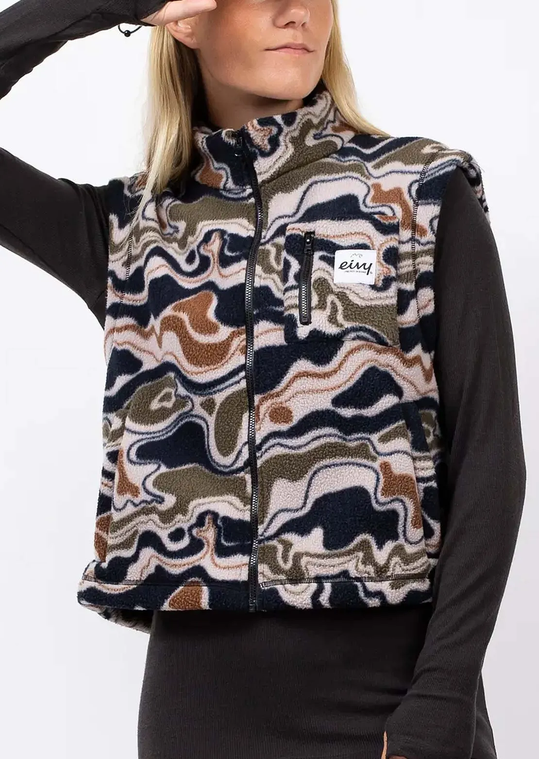 Eivy Women's Boxy Sherpa Vest sold by Prfo product image thumbnail 2