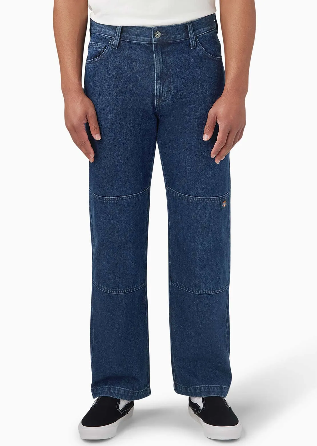 Dickies Men's Loose Fit Double Knee Denim Jeans sold by Prfo