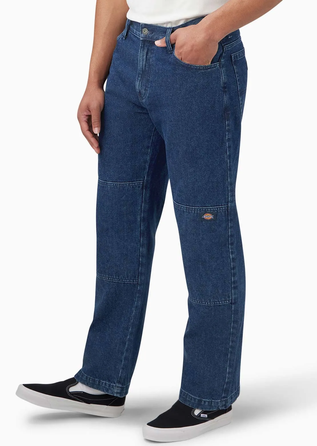Dickies Men's Loose Fit Double Knee Denim Jeans sold by Prfo product image thumbnail 2