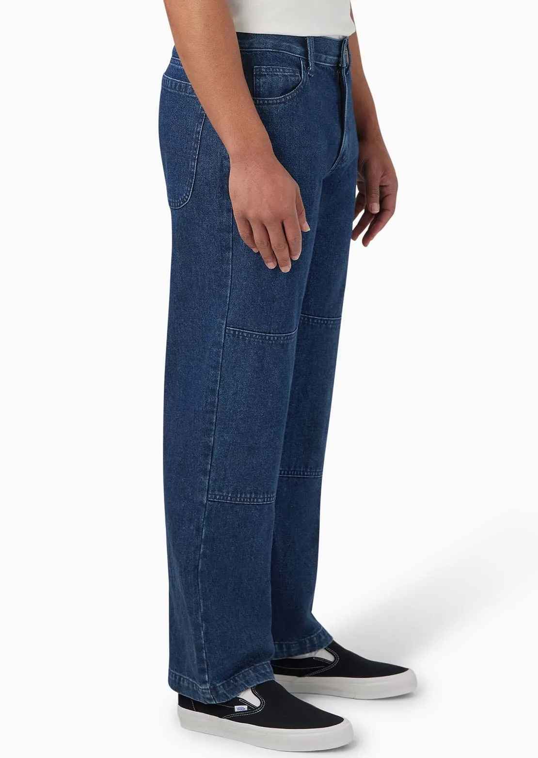 Dickies Men's Loose Fit Double Knee Denim Jeans sold by Prfo product image thumbnail 3