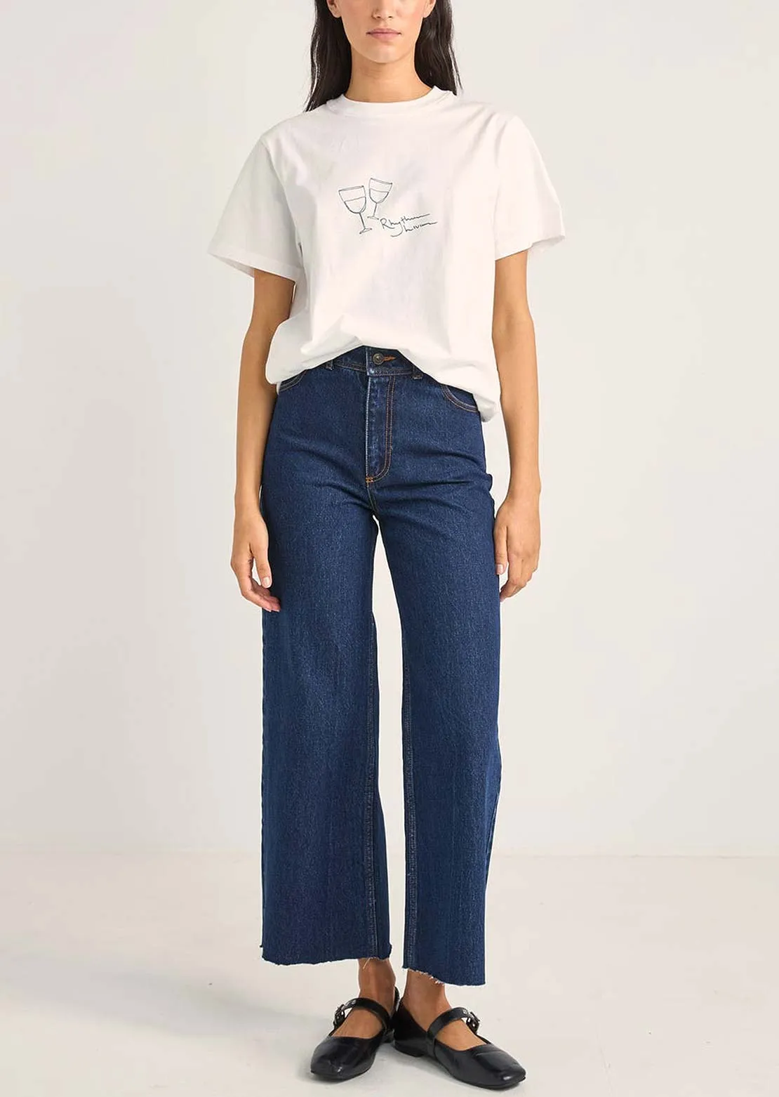 Rhythm Women's Vino Boyfriend T-shirt sold by Prfo product image thumbnail 3