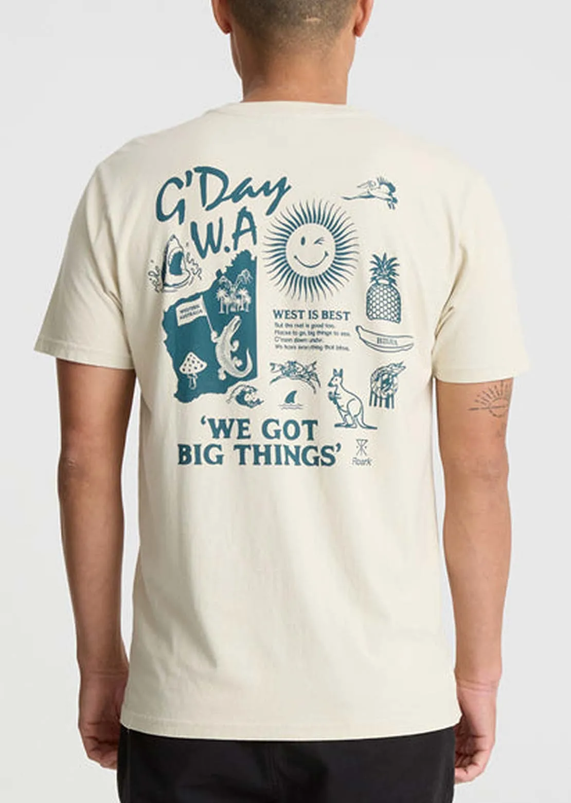 Roark Men's G'Day W.A T-Shirt sold by Prfo product image thumbnail 5