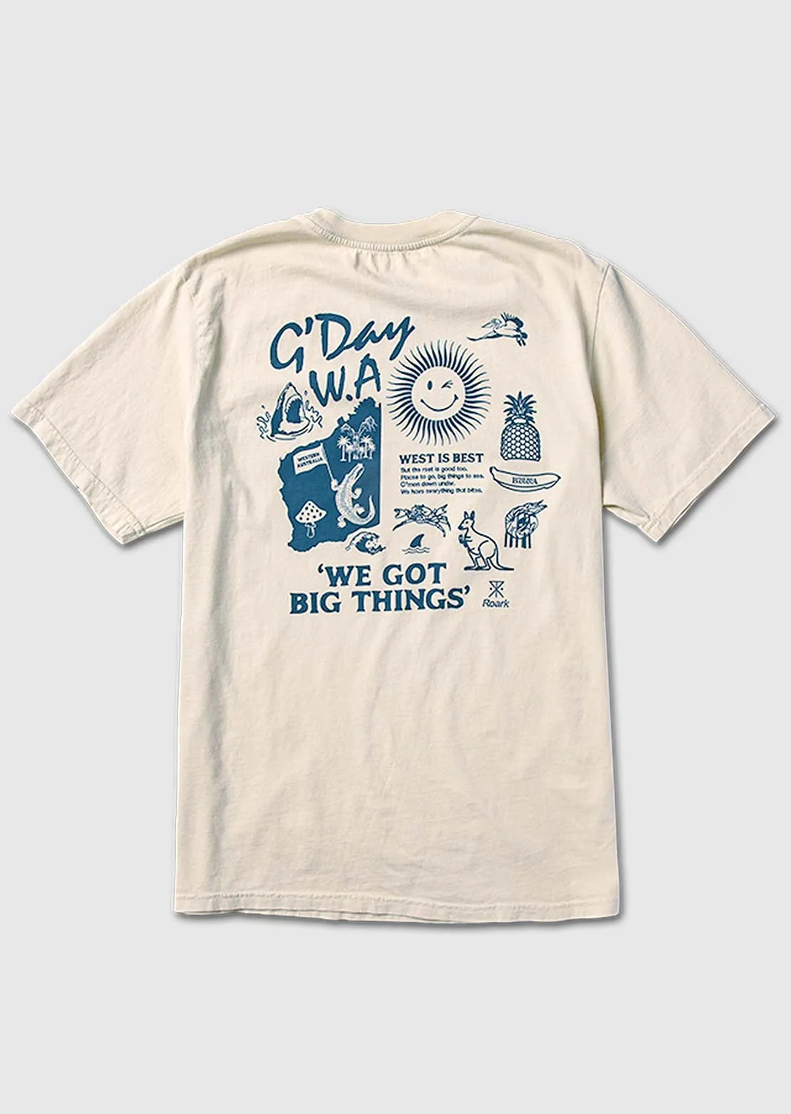 Roark Men's G'Day W.A T-Shirt sold by Prfo product image thumbnail 2