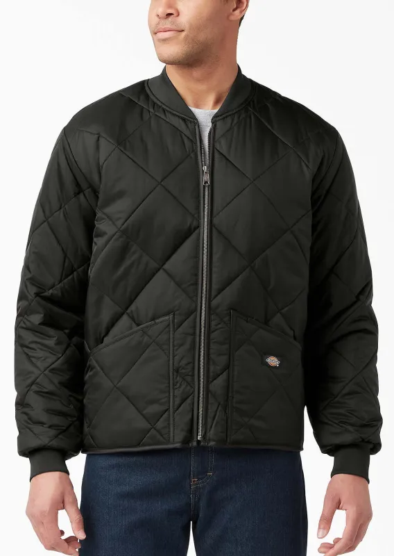 Dickies Men's Diamond Quilted Nylon Jacket sold by Prfo