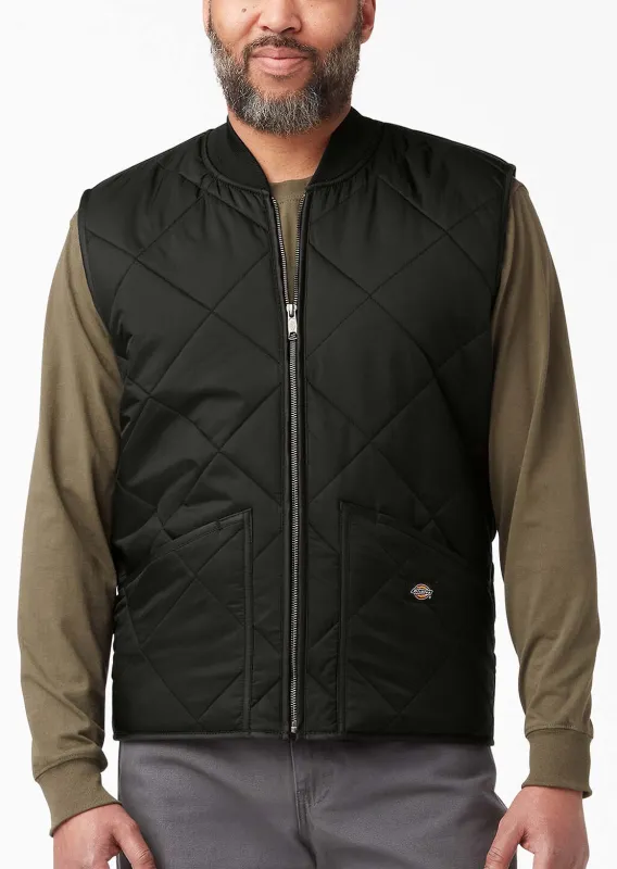 Dickies Men's Diamond Quilted Nylon Vest sold by Prfo
