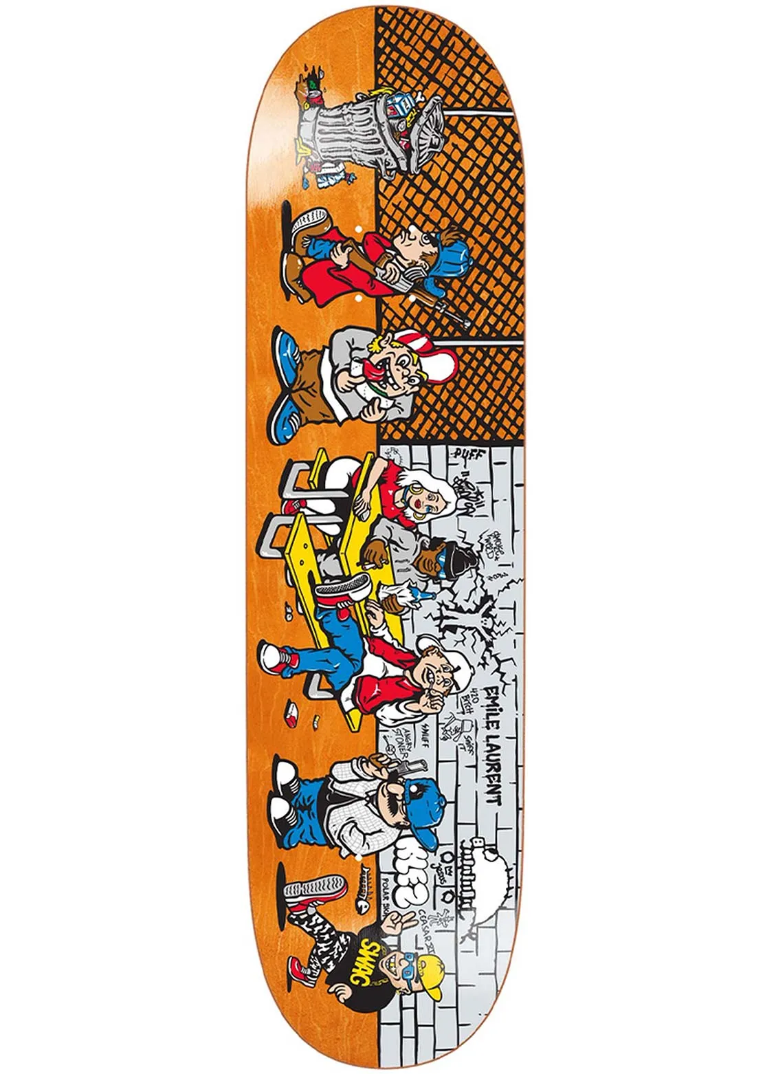 Polar Skate Co. Emile Laurent | High School Skateboard Deck sold by Prfo