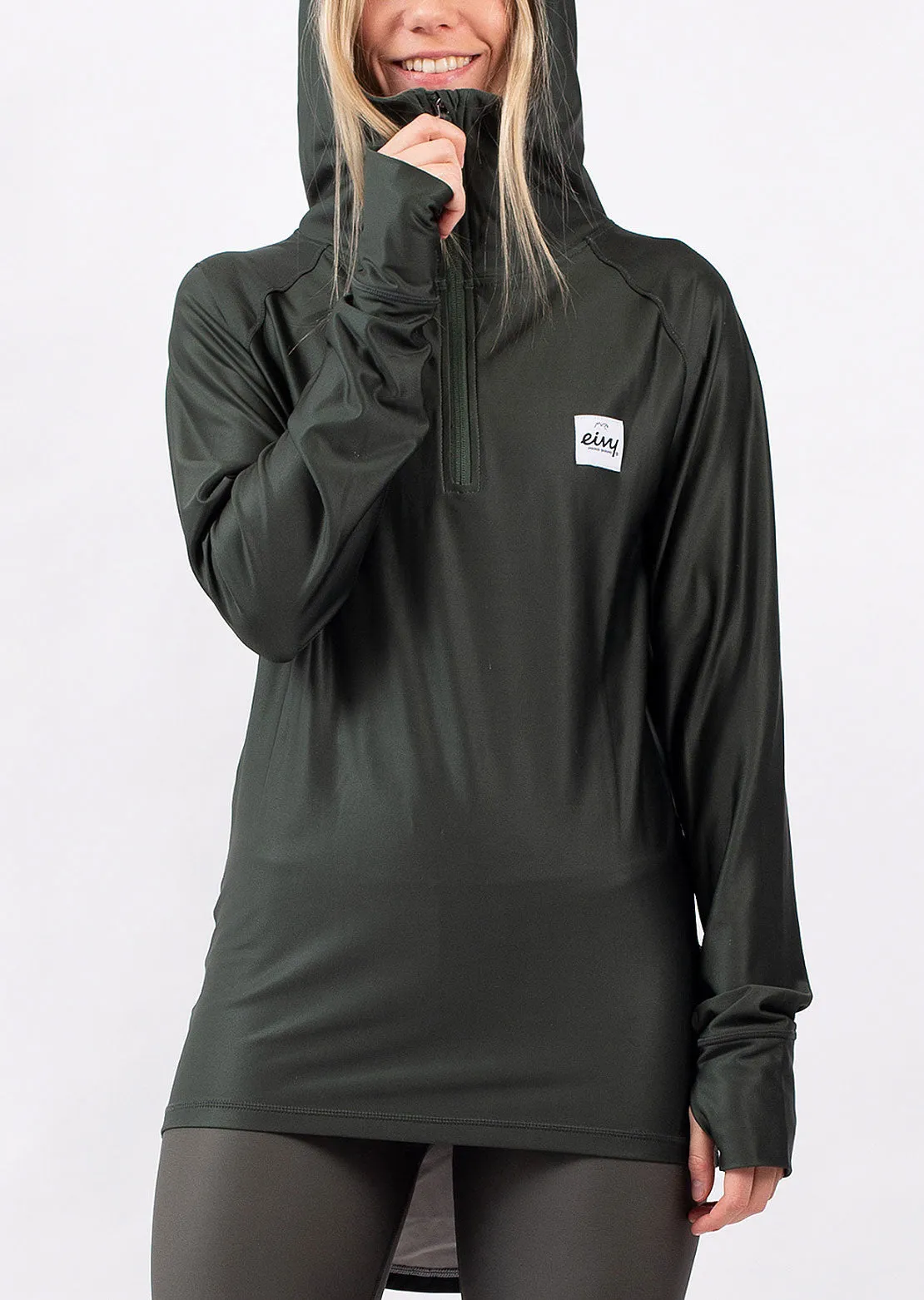 Eivy Women's Zip Base Layer Hood Top sold by Prfo
