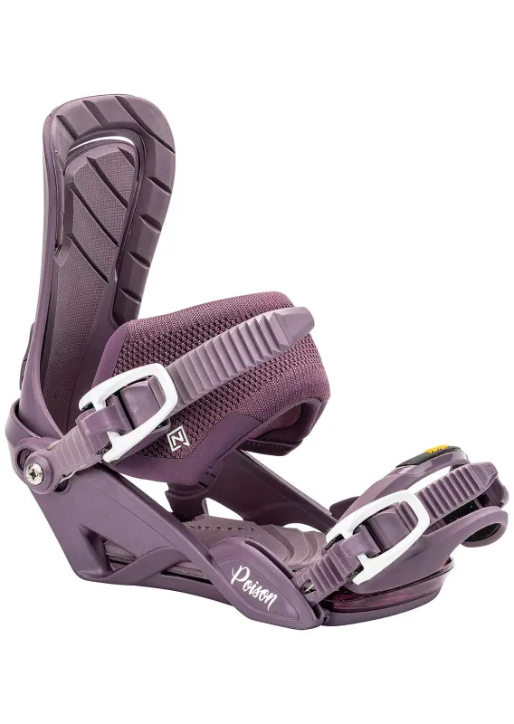 Nitro Women's Poison Snowboard Bindings made by Prfo